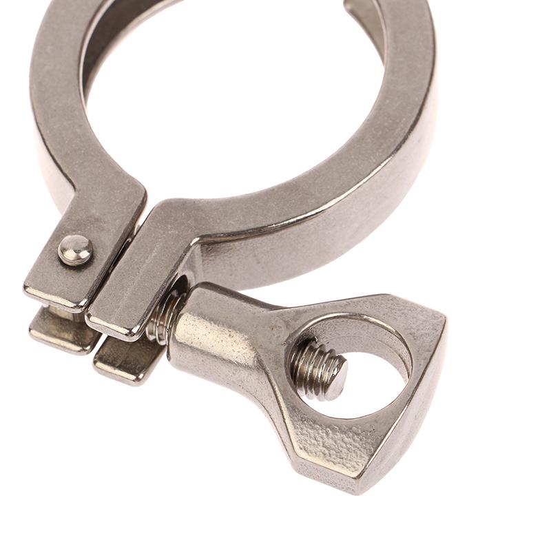 304 Precision Cast Sanitary Clamp Stainless Steel Quick Opening Pipe Clamp Quick Installation Clamp Set Quick Installation Clamp