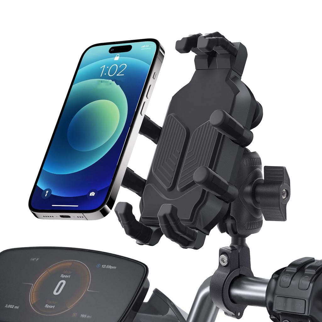Держатель для телефона на мотоцикл с виброгасителем, высокоскоростной надежный замок, устойчивый к сотрясениям, для квадроцикла 4,7 т