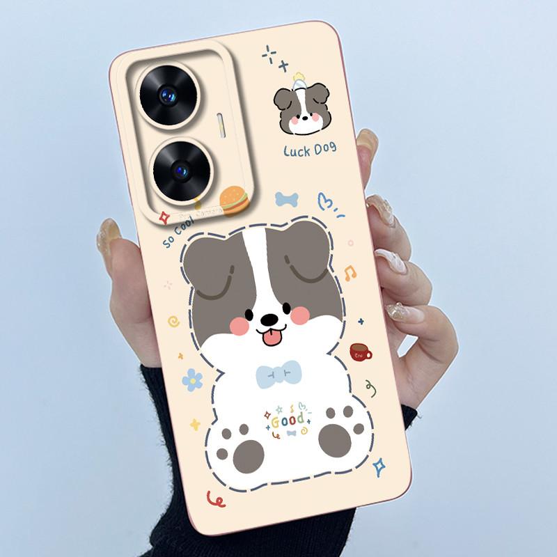 Чехол для Realme C55 NFC Realme C55 4G Narzo N55 2023 Телефон Чехол Милый Панда Сладкие Девочки Кошки Мягкий Силикон Ударопрочный Чехол