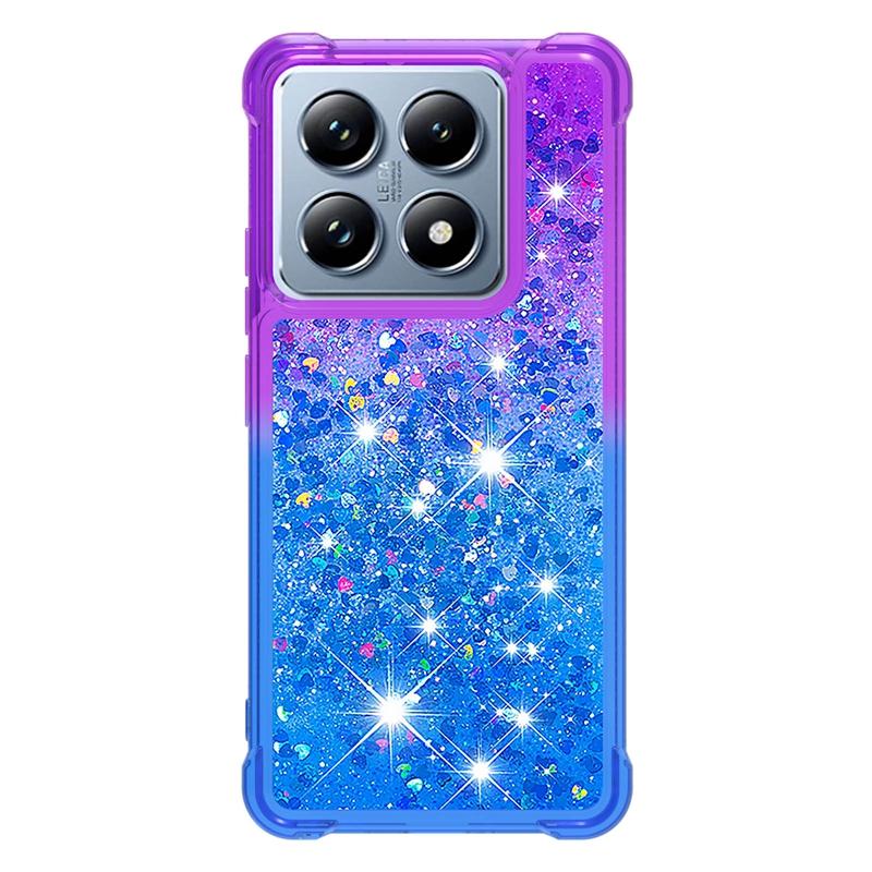 14T Pro Чехол для Fundas Xiaomi 14T Pro Чехол Bling Glitter Dynamic Liquid Чехол для Xiomi Xiaomi14T 14TPro Чехлы для телефонов Fundas