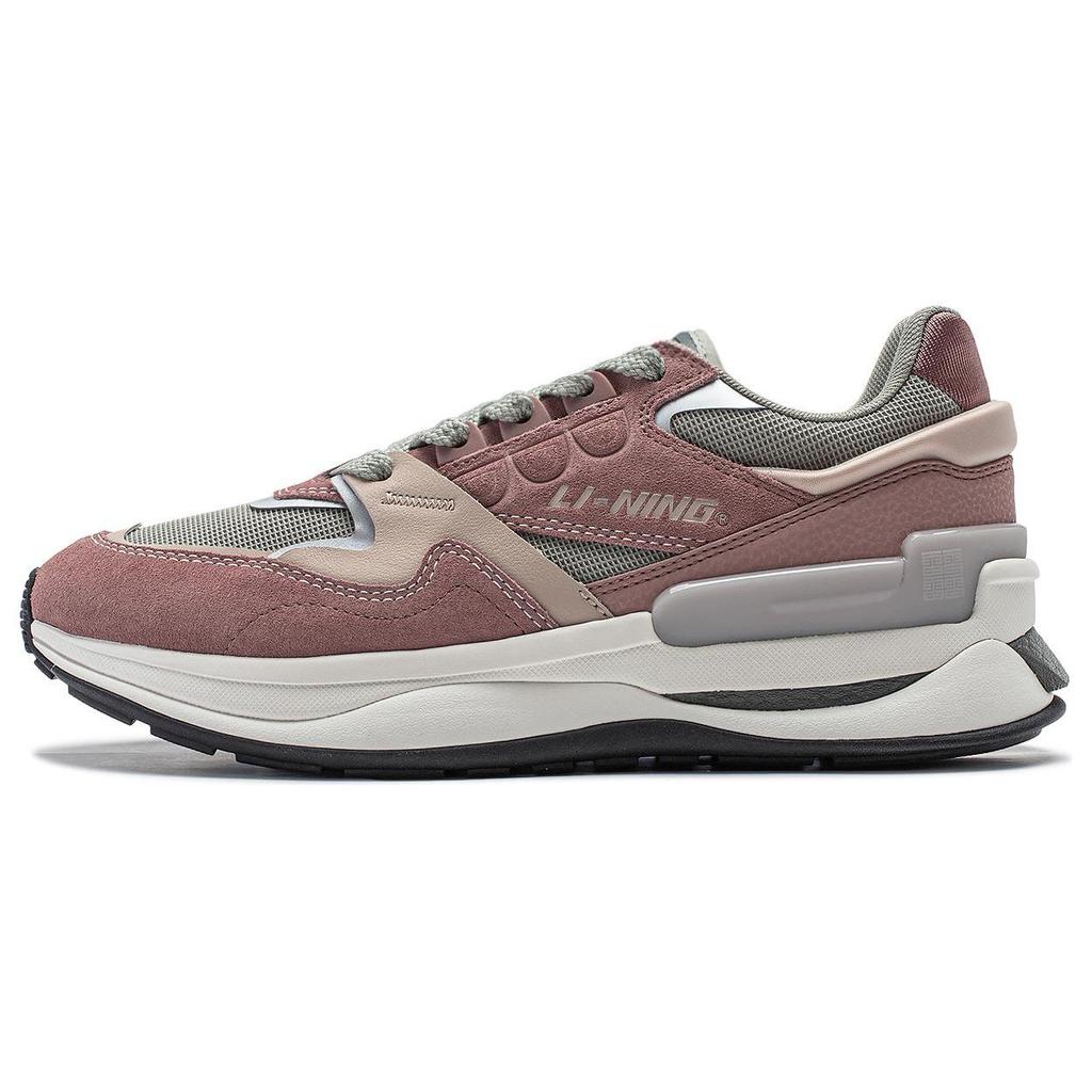 Li Ning 001 Original Aspiration V2 Универсальные Винтажные Массивные Кроссовки, Увеличивающая Высоту Платформа, Удобные AGCU061-3