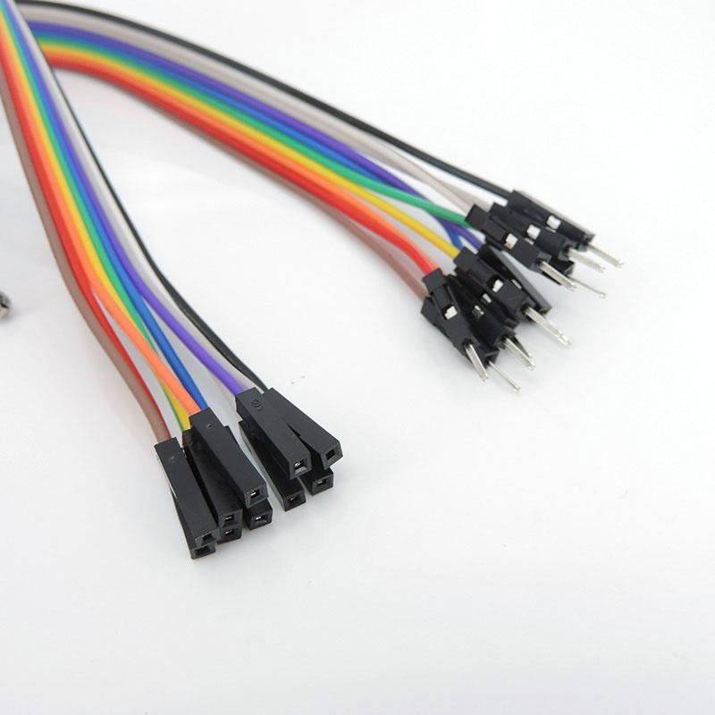 10 шт./лот, 20 см 30 см, зажим «крокодил» для перемычки, 10-контактный зажим «мама-крокодил» на 10-контактный гнездовой тестовый кабель для Arduino Raspberry