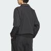 adidas Tech Premium Woven свободный крой на молнии с длинным рукавом женская куртка черная JJ1110