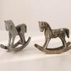 Hand Carved Horse Figurine Retro Horse Balance Art Adornment  Xmas Kids Gift