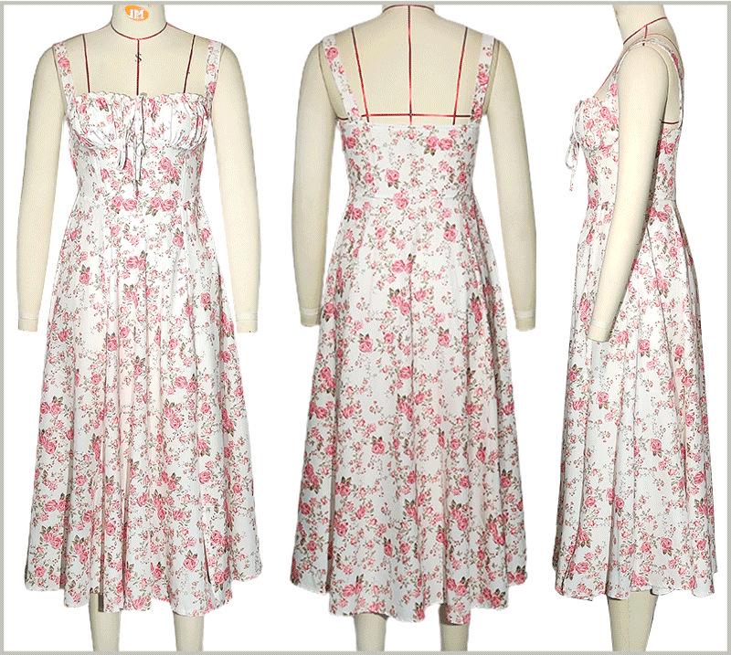 2026 Элегантное французское летнее платье-слинг высокого класса для женщин