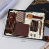 Fancy & Yc M2901 Low MOQ 1PCS Men Business Gifts Set 8-piece Quartz Watch, Belt, Wallet, Tie, Pen, Bracelet, Cuff Link, with Box