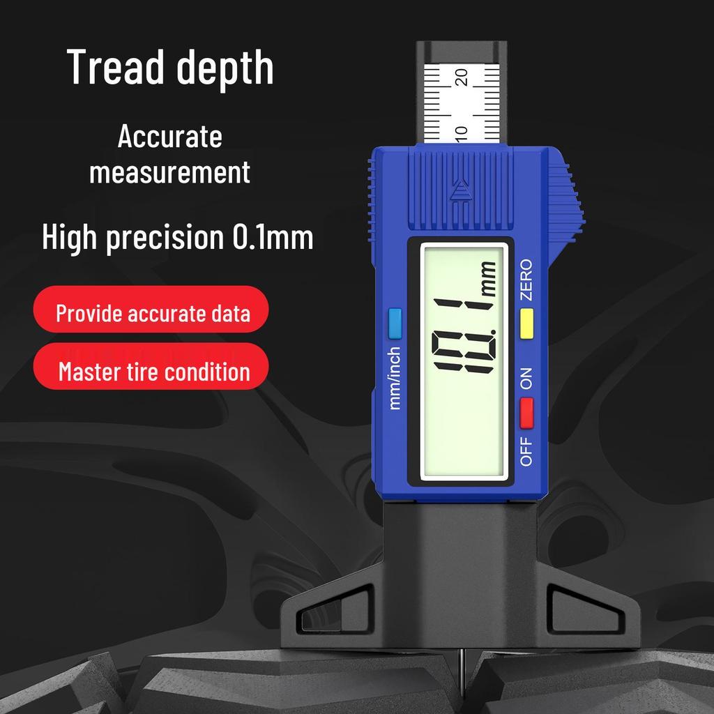 Электронный измеритель глубины протектора шин 0-26 мм