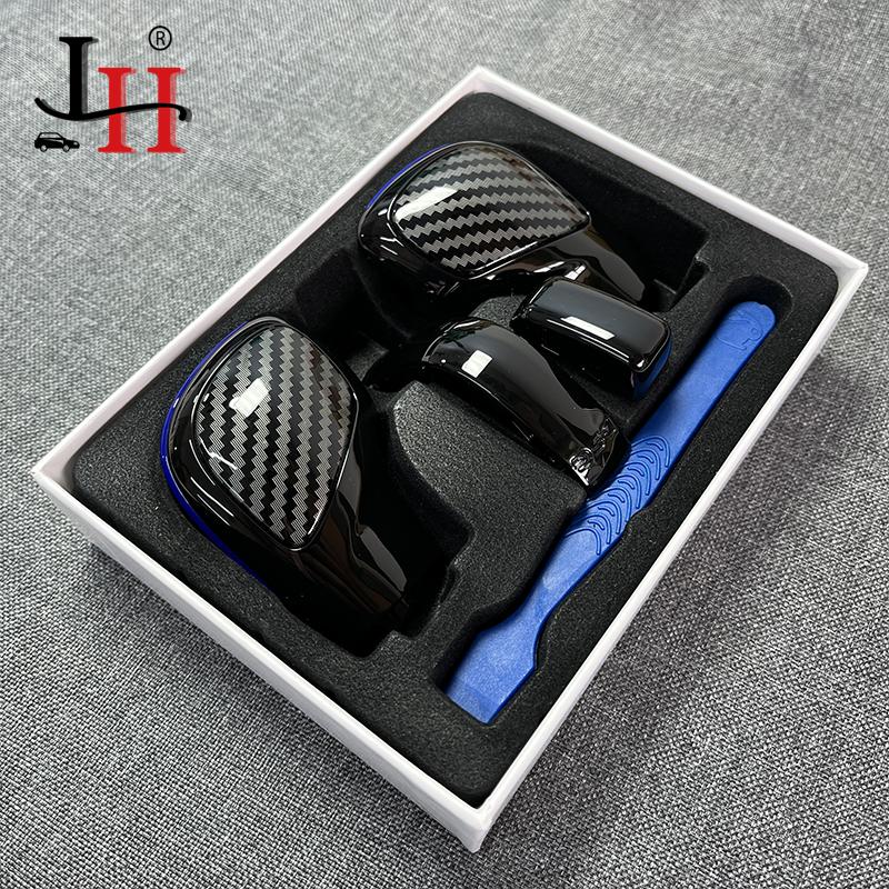 Текстура углеродного волокна, ручка переключения передач DSG, боковая крышка, эмблема DSG для VW Golf 6 Golf 7 R GTI Passat B7 B8 CC R20 Jetta MK6