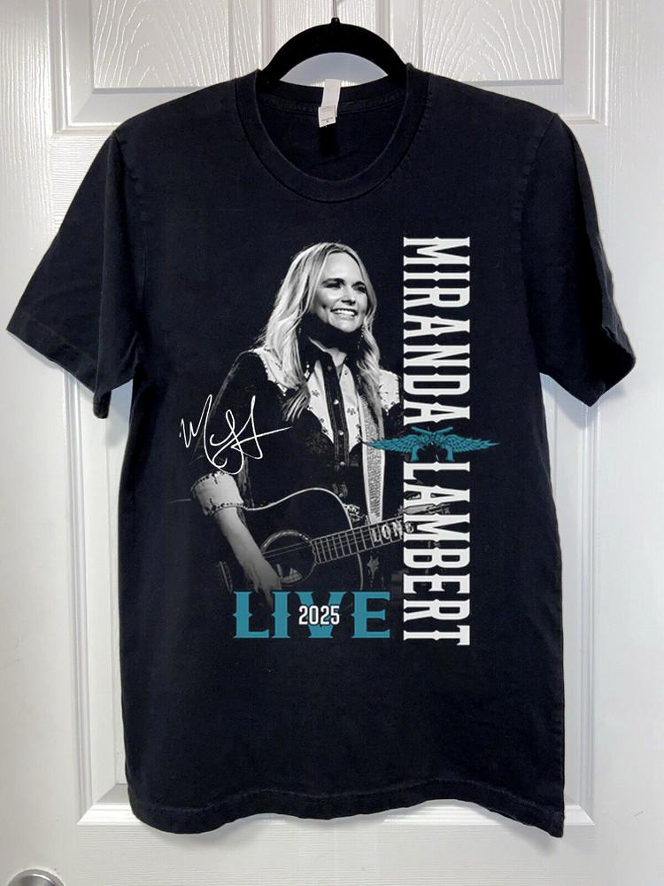 Collection Miranda Lambert Signed T Shirt Black All Size KK265 Unisex T-Shirt
