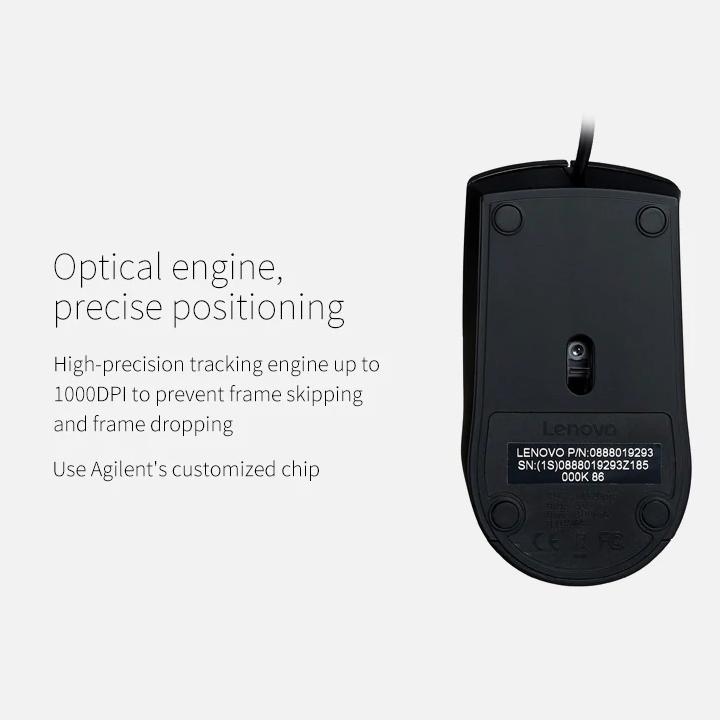 Lenovo Проводная игровая офисная мышь M120