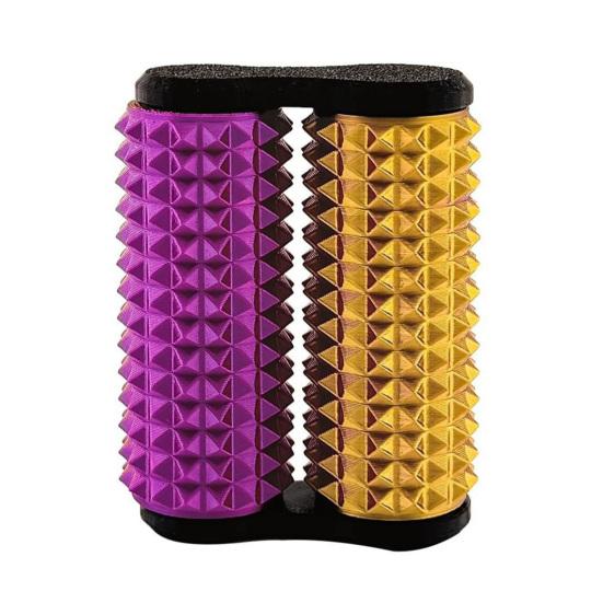 Spiky Roller Fidget Toy Тревога Снятие стресса Дети Подростки Взрослые Ручная неровная роликовая массажная палочка Портативная двухрядная роликовая сенсорная игрушка