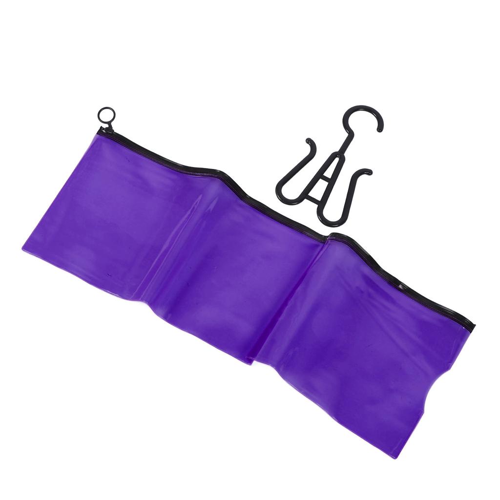 5pcs Wig Storage Bag Transparent PVC Hair Extension Holder With Hangers for Home Large Size