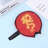 Table Tennis Racket Bag Wear-Resistant Gourd Shape Racquet Ping Pong Paddles Bag Table Tennis Racket Case Paddle Pouch