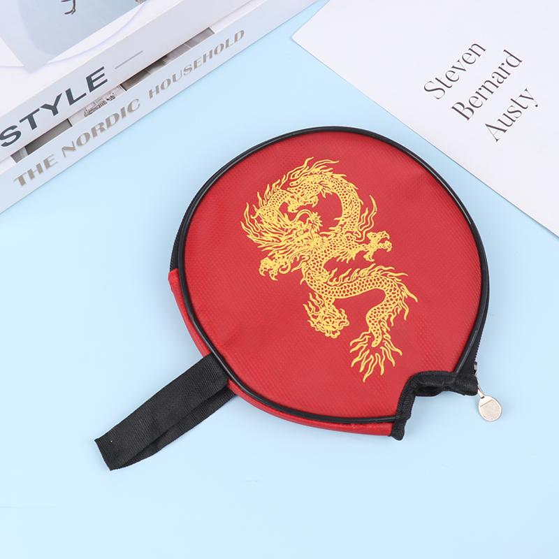Table Tennis Racket Bag Wear-Resistant Gourd Shape Racquet Ping Pong Paddles Bag Table Tennis Racket Case Paddle Pouch