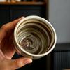 Japanese coffee cup retro medieval ceramic cup unique master cup coarse pottery latte latte special hand cup