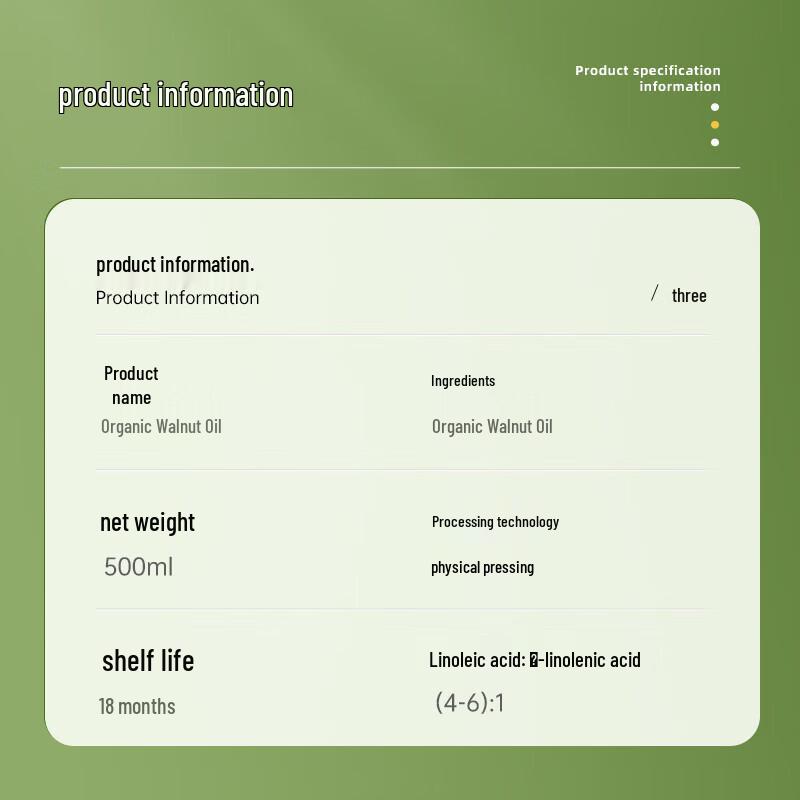 Betis Organic Walnut Oil