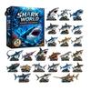 Surprise Toy Set for Holidays 2026 Ocean Creature Advent Calendar, 24-Day Acrylic Ornament with Christmas Gift Friends Family Marine Animal