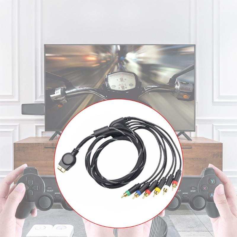Component AV Cable High Resolution HDTV Component RCA Audio Video Cable for for Gaming Console