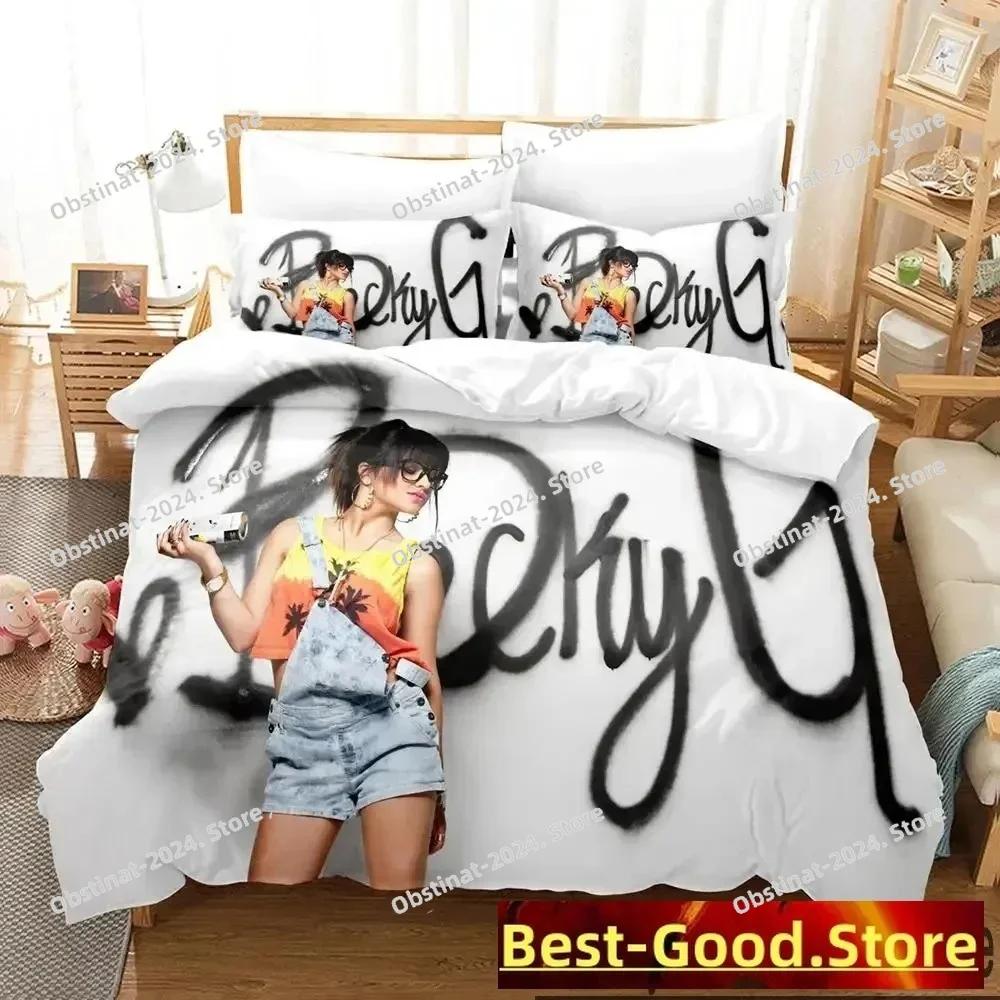 3D Сексуальные Девушки Becky G Комплект Постельного Белья Пододеяльник Полный Queen King Размер Наволочка Кровать Печатный Комплект Постельного Белья Взрослый Детская Спальня Односпальный Twin