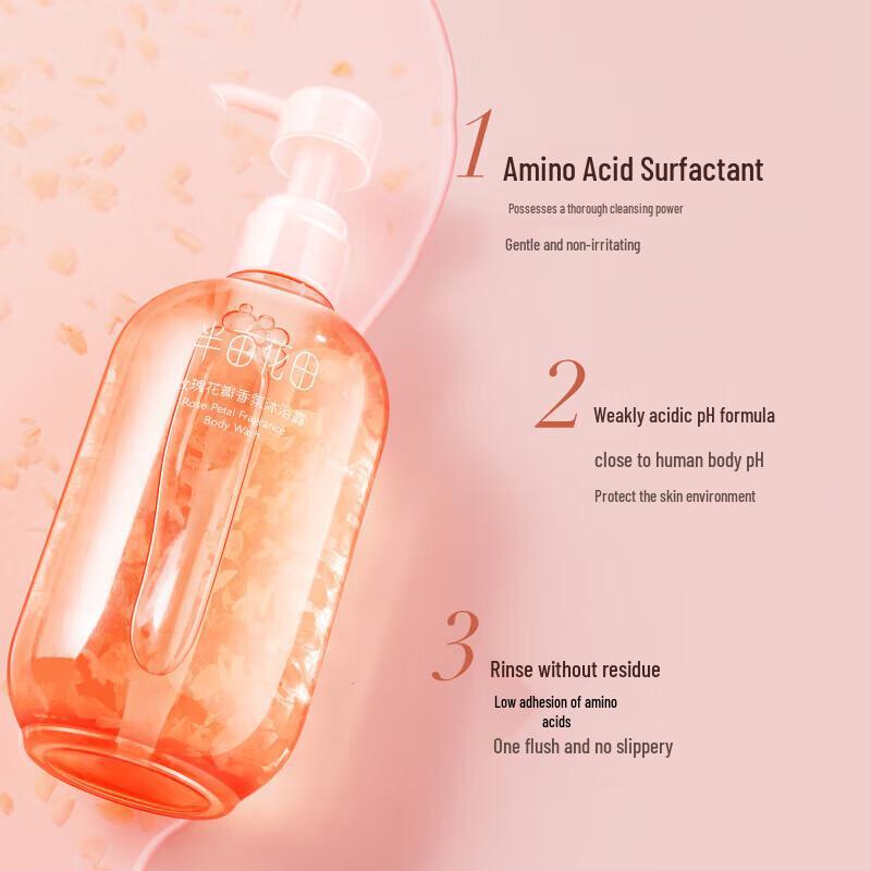 Ban Mu Hua Tian Rose Petal Fragrance Shower Gel 500g