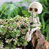 Halloween Fishing Skeleton Sitting Ghost Head Horror Atmosphere Ghost Festival Home Furnishings Indoor and Outdoor