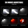 Inductive LED Headlight Rechargeable COB Floodlight Dual Light Headlamps Outdoor Waterproof Emergency 6 Modes Headlight Torch