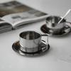 Набор из 3 кружек для кофе Elegant\t\t 304 нержавеющая сталь офисная кружка с подставкой для ложек для дома