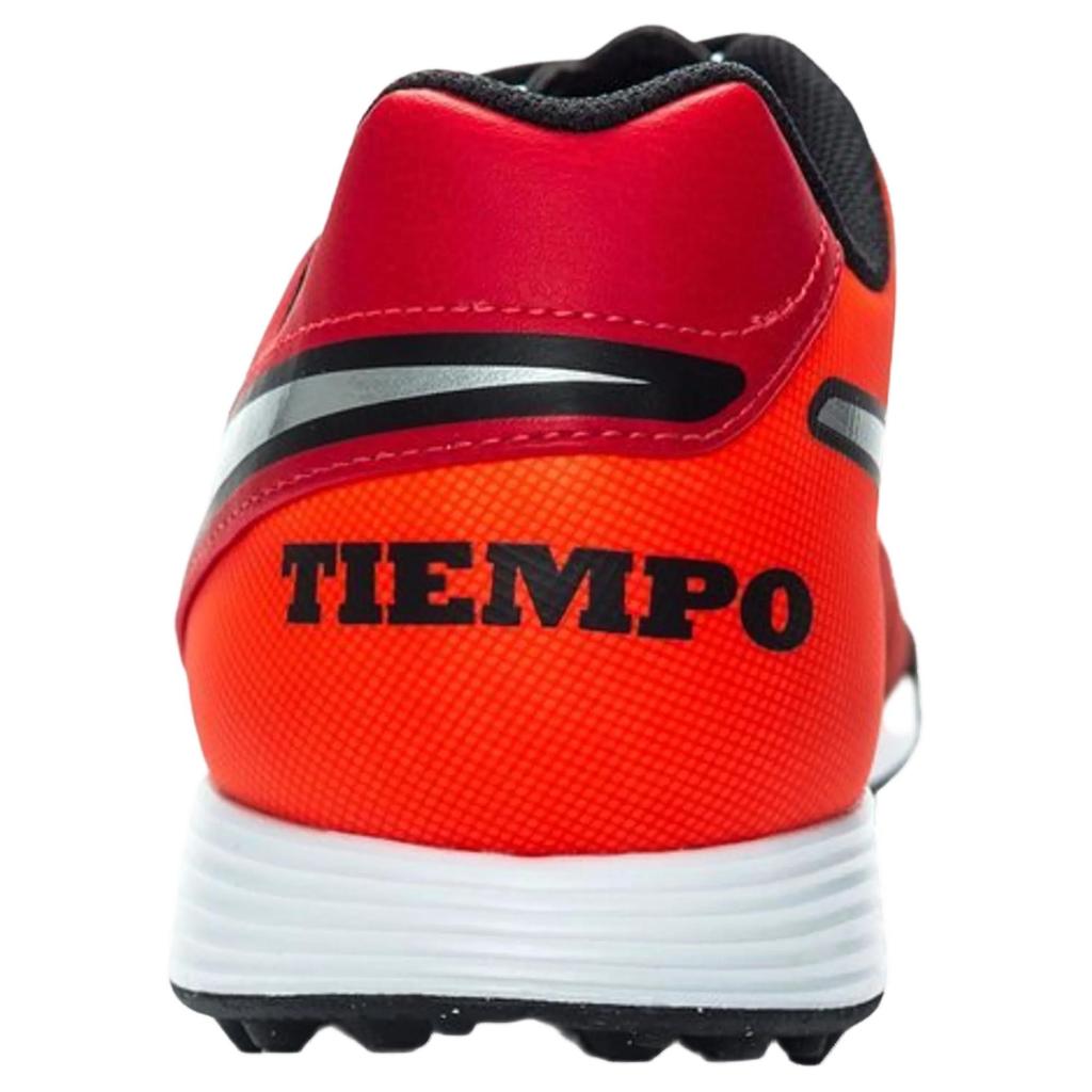 Nike Время Гения 2 Кожаный Удобный Универсальный TF (Резиновые шипы) Поддержка Футбольные бутсы Унисекс кроссовки Красный 819216-608