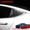 LUCKEASY Car Blinds Triangular Window For Tesla Model 3 Model3 2023 Modified Rear Door Shutter Decoration Exterior Accessories