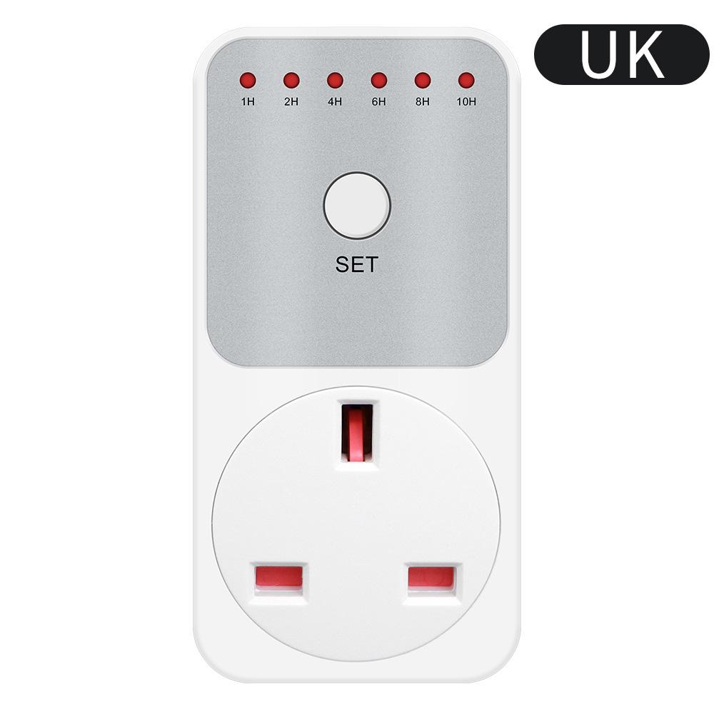 10Hr Countdown Timer Socket  Plug Intelligent Time Setting Switch Control Socket Electricity Power Metering Socket