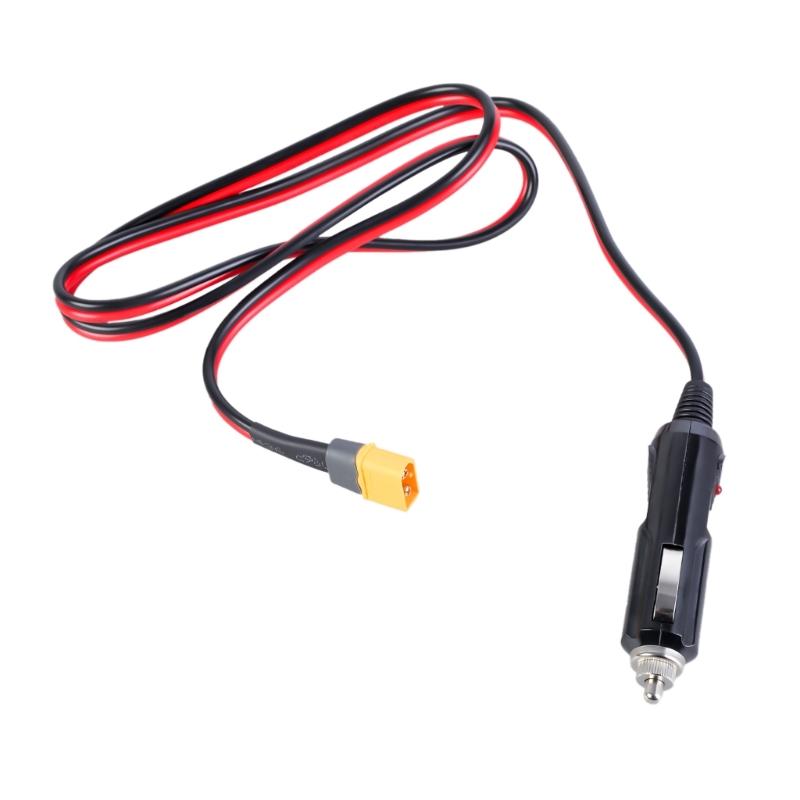 Прочный кабель 14AWG 12V XT60 (папа) на автомобильную розетку (папа) для солнечных панелей и портативных зарядных станций
