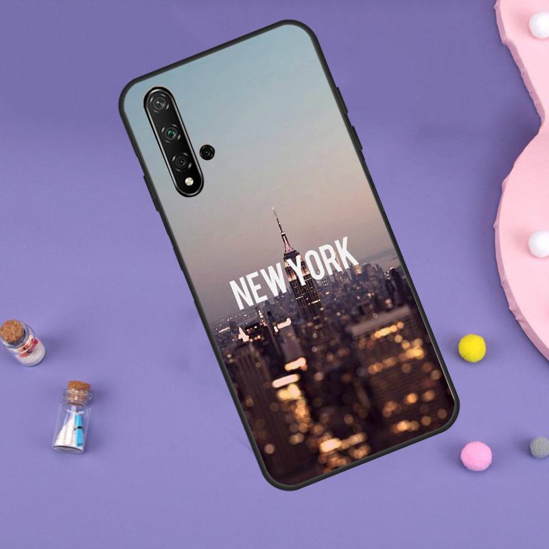 New York City Case For Huawei Nova 10 9 SE 11 Pro 11i 8i 7i 3i Y60 Y61 Y70 Y90 Y91 P20 P40 P30 Lite Cover