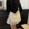 Premium Bag Women's 2025 New Lazy Hollow Knitted Bag Large Capacity Versatile Shoulder Tote Bag