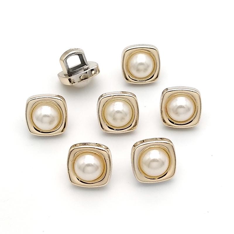 Женские ароматные круглые жемчужные декоративные пуговицы - пластиковые пуговицы для рубашки, пришитые вручную