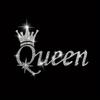 Car Crown Queen Butterfly Flower Rose Vehicle Decoration Sticker Sparkling Sandblasted Reflective Decal Sticker