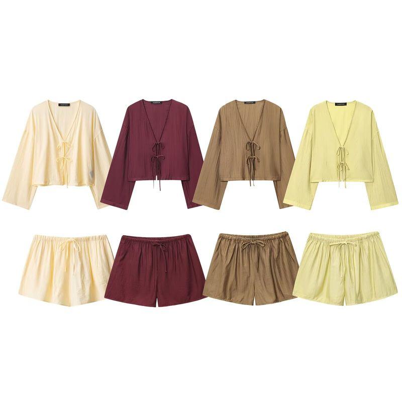 Kaslead New Arrival Women's Clothing Fashion Style Fashion Wrinkle Effect Coat Shorts 5427733 1255451