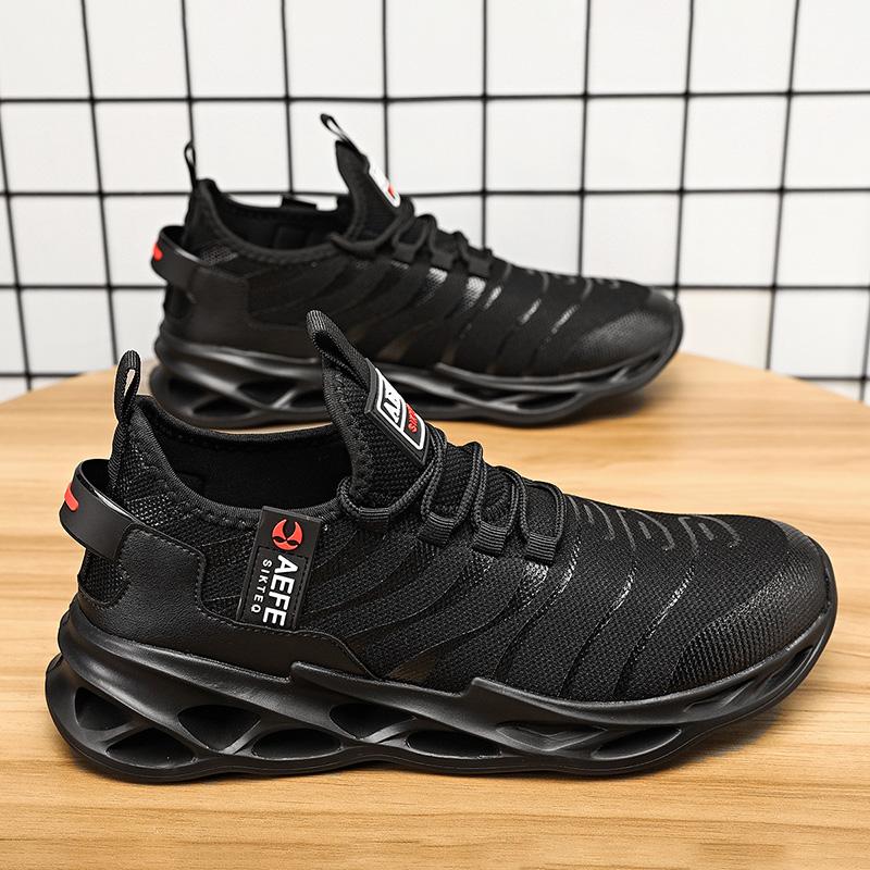 Летняя обувь большого размера, дышащая мужская обувь, летающая сетчатая обувь для бега, кроссовки