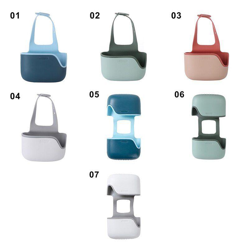 Регулируемый держатель для раковины, подставка для мыла и губки, сушилка с прочной двухслойной конструкцией