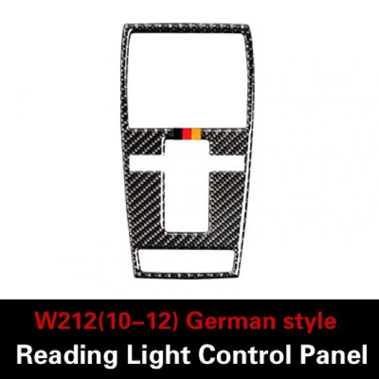 Автомобильные аксессуары, внутренняя лампа для чтения, контрольная плоскость, авто наклейка для Mercedes W204 (07-13) W212 (10-12) С Класс Е