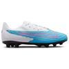 Nike Phantom GX Academy HG/AG Artificial Turf Comfortable Shock Absorbing Non-Slip Durable Soccer Shoes Unisex Soccer Shoes Blue White DD9470-446