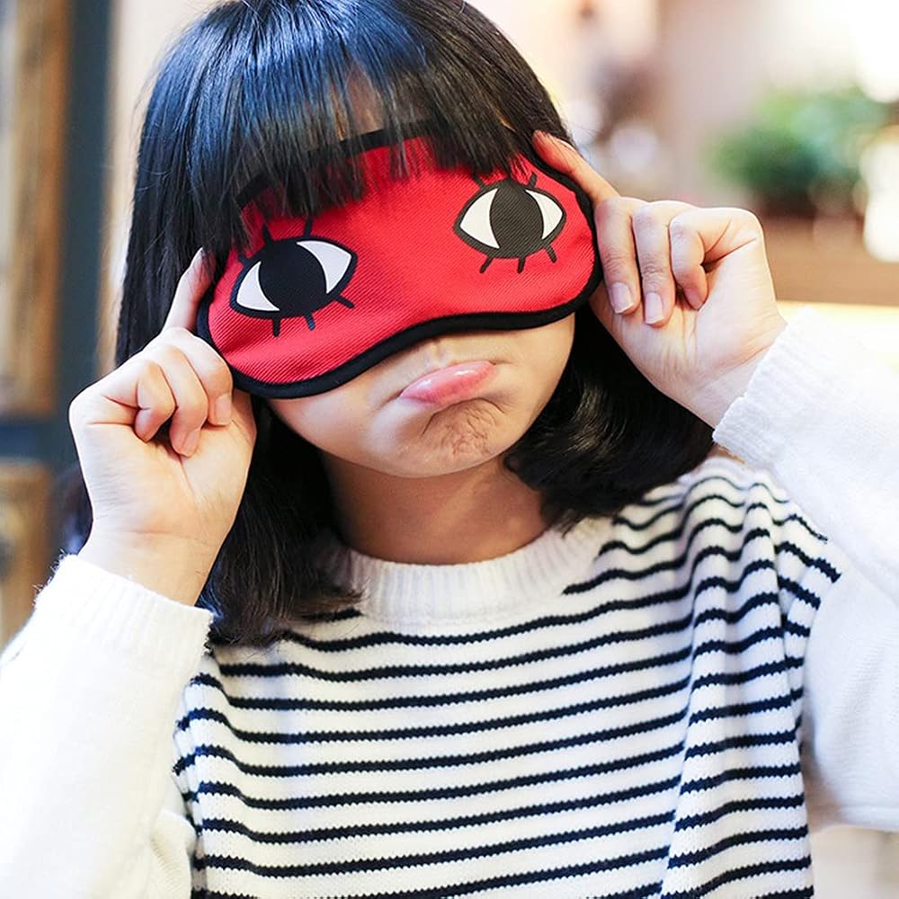 Yiteng Sleep Mask Gintama Sougo Okita Style Eye Mask Costume Accessory Unisex One Size