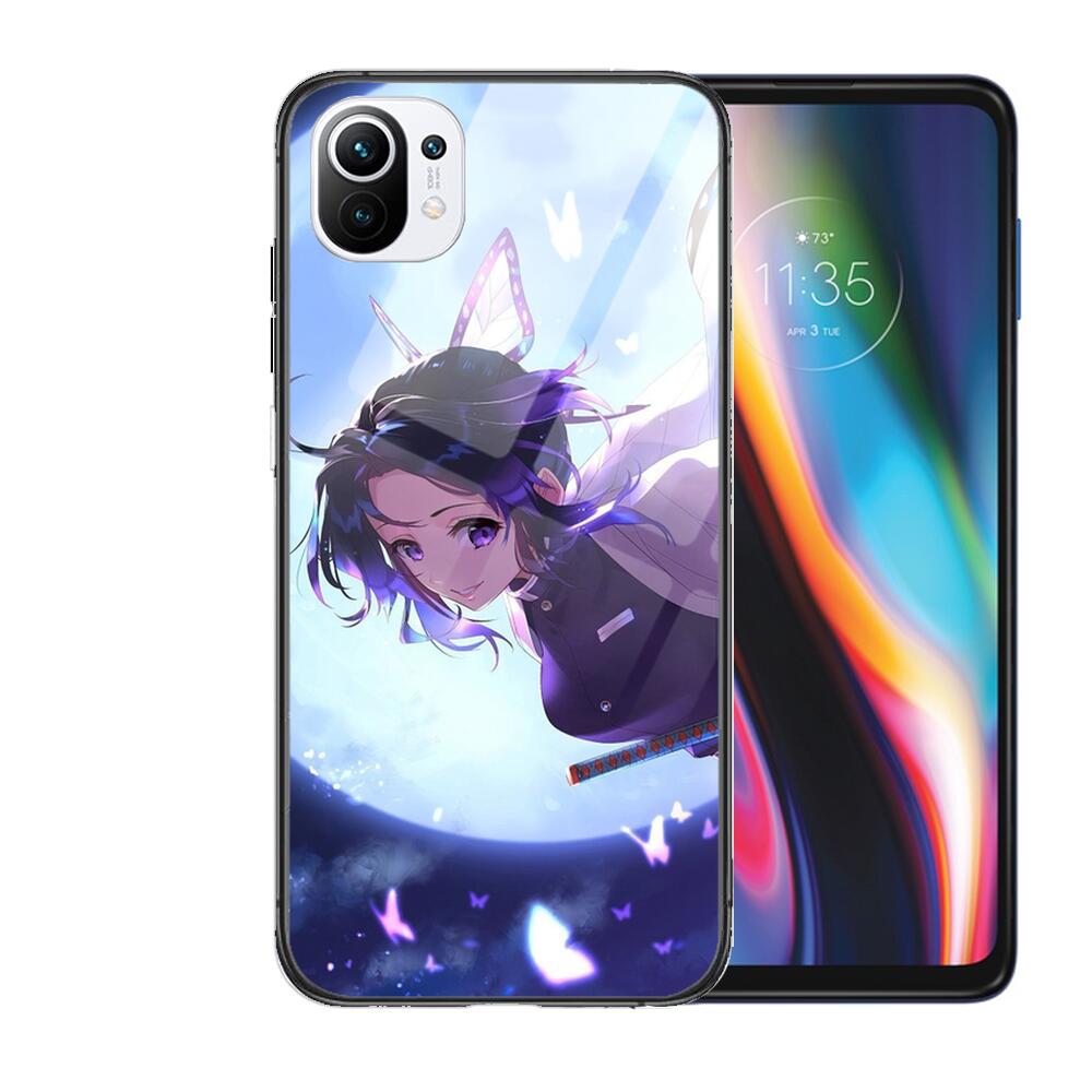 Чехол для телефона из мягкого закаленного стекла Kamado Nezuko Kimetsu No Yaiba Demon Slayer TPU для Xiaomi Redmi 11 Lite Pro Ultra 10T 10 9