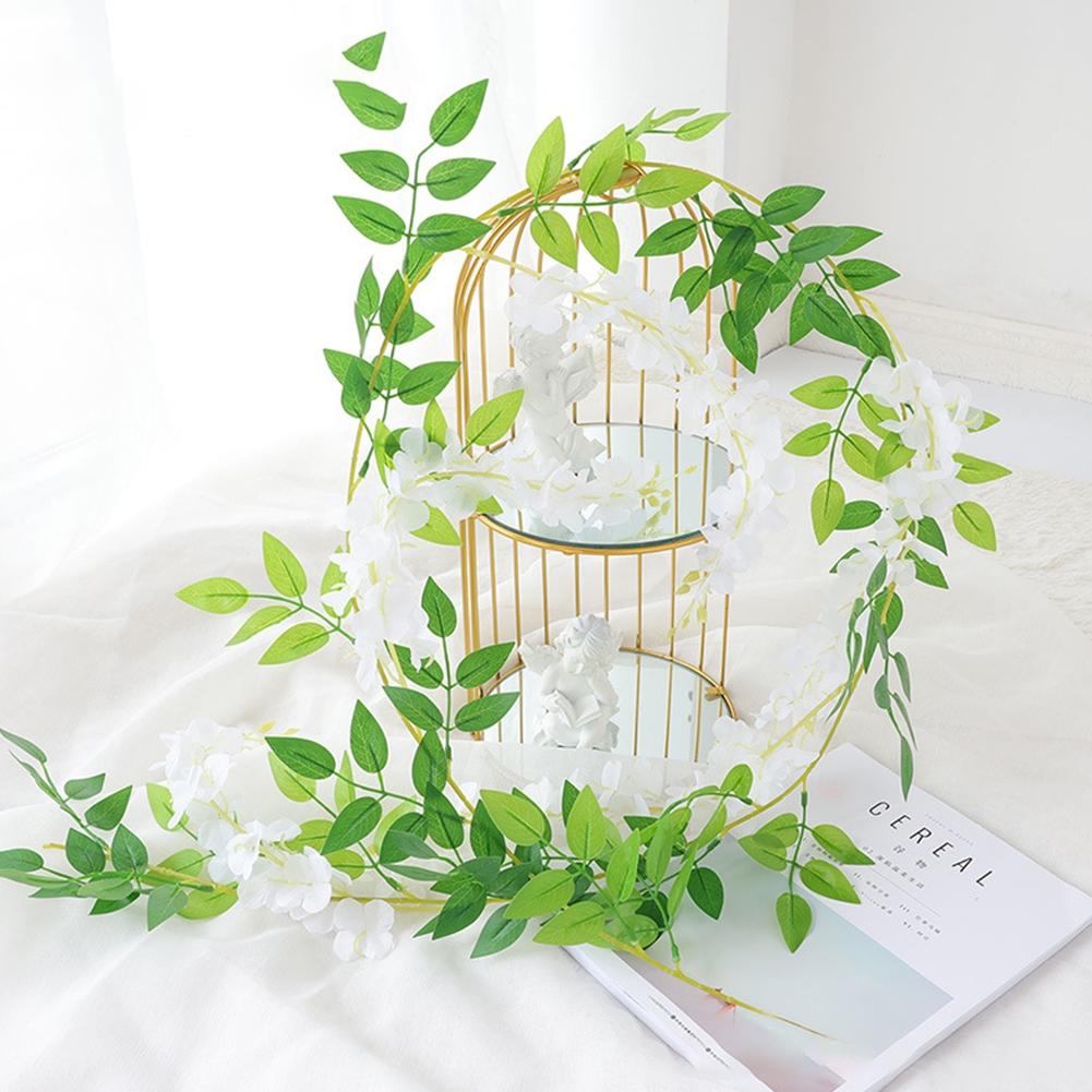 Искусственные цветы 2 м искусственная гирлянда гирлянда из плюща подвесное украшение для растений