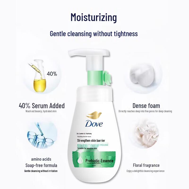 POND'S Anti-Acne Cleansing Gel & Dove Oil Control Facial Foam Set