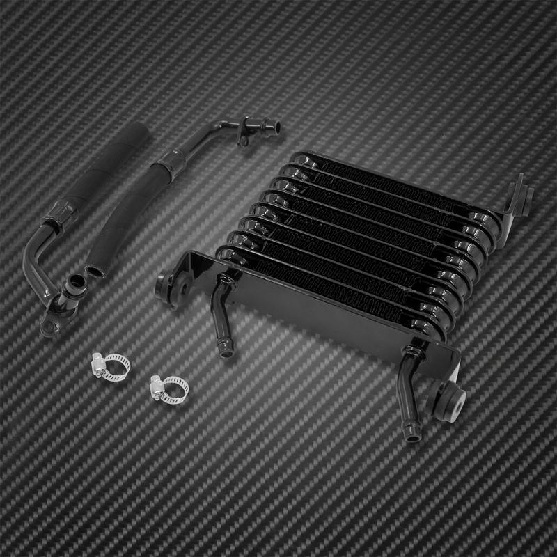 Motorcycle Black Oil Cooling Device Cooler Radiator Aluminum For Indian Vintage Dark Horse Springfield 2021 Chief Classic 16-18