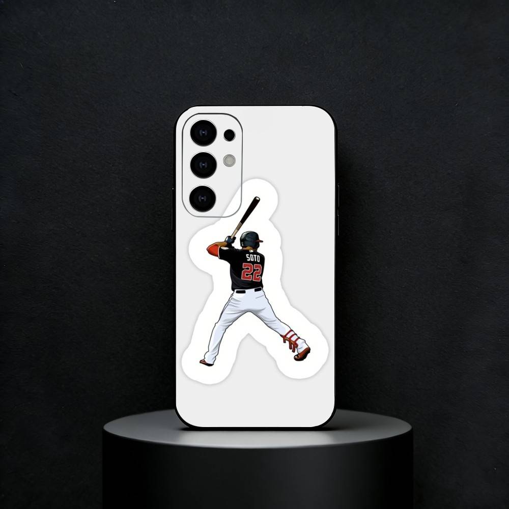 baseball player J-Juan Soto 22 Phone Case For Samsung S25,S24,S23,S22,S21,S20,Plus,Fe,Lite,Others Black Cover