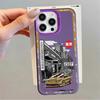 Японский JDM Drift Car Красный Чехол с Солнцем для iPhone 16e 11 12 13 Pro Max 14 15 16 Plus Мягкий Чехол