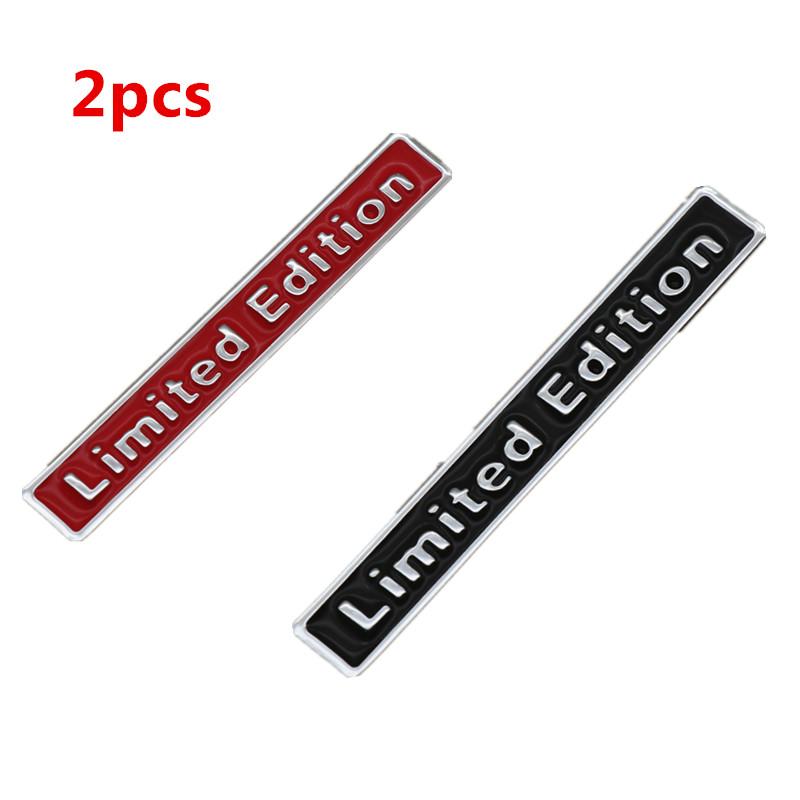 2/1 шт. 3D металлический логотип ограниченной серии для бокового крыла автомобиля, заднего багажника, эмблемы, значка, наклейки, украшения для автомобиля, аксессуары