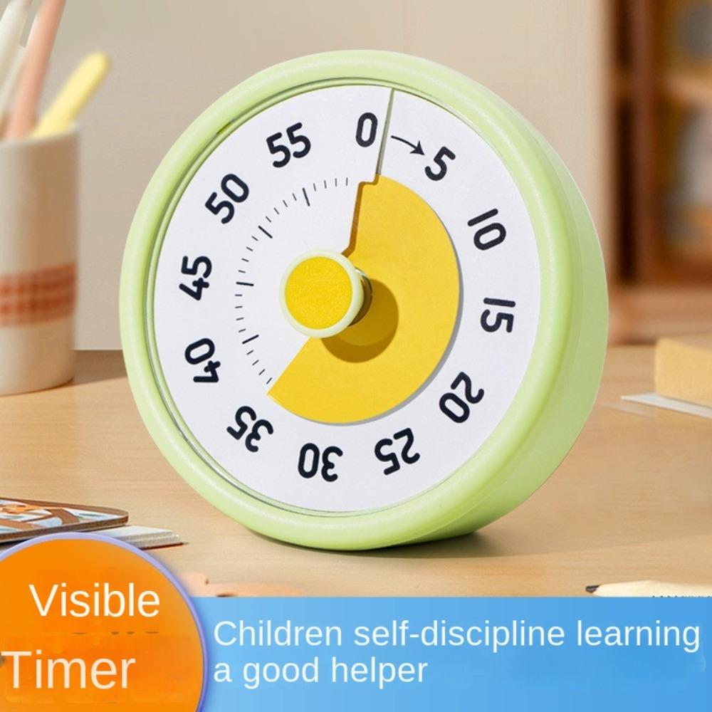 Silent Visual Timer Time Manager Countdown Timer Cute Kitchen Timer Reminder Reading Room
