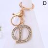 Fashion Letter Keychain Trendy Creative 26 English Letter Initial Resin Handbag Keyring Accessories For Women